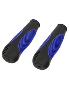 Grips 7/8 long 135mm Kraton Rubber 3723G Black/Blue.
